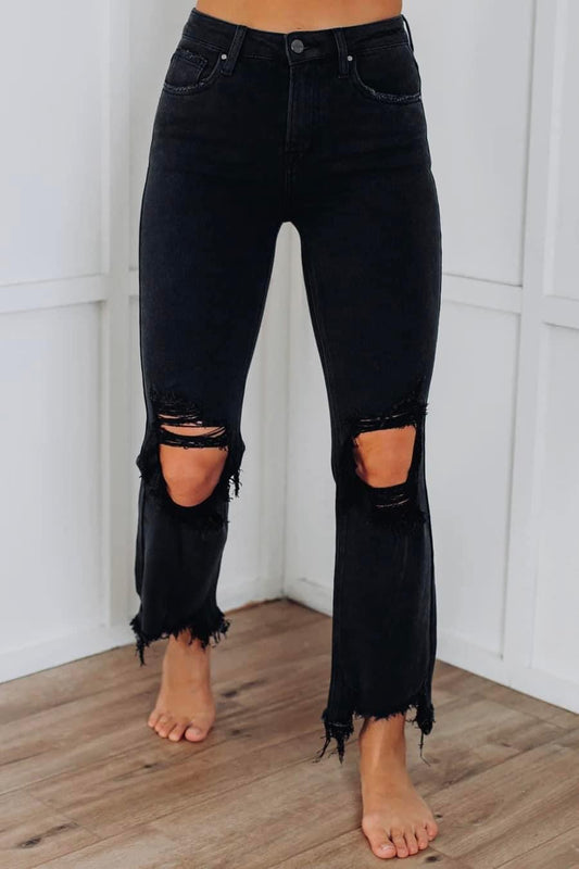 Charcoal black Risen jeans